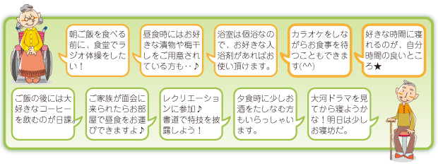 介護付き有料老人ホーム 寿寿 ー ことこと 日々の過ごし方